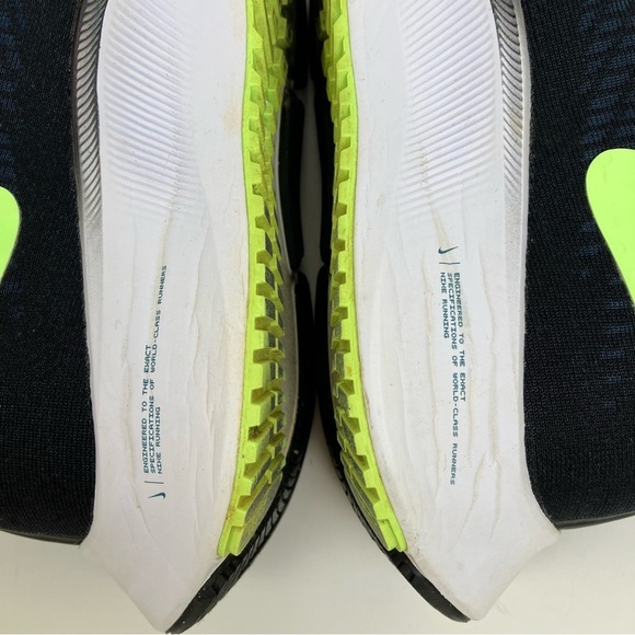 Nike Air Zoom Pegasus 37 Running Shoes Black/Valerian/Blue/Ghost Green Sz 7.5 - Picture 10 of 16
